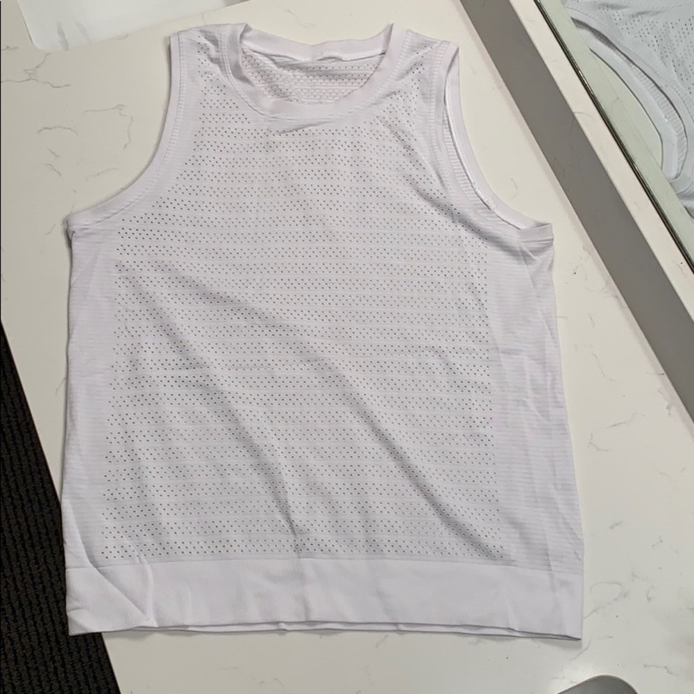 White tank top